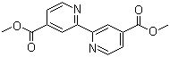 CAS # 71071-46-0, 4,4'-Bis(methoxycarbonly)-2,2'-bipyridine, 2,2'-Bipyridinyl-4,4'-dicarboxylic acid dimethyl ester