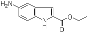 Ethyl 5-amino-1H-indole-2-carboxylate molecular structure (CAS 71086-99-2)
