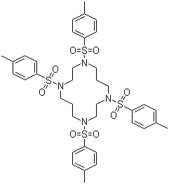 1,4,8,11-Tetrakis[(4-methylphenyl)sulfonyl]-1,4,8,11-tetraazacyclotetradecane molecular structure (CAS 71089-74-2)