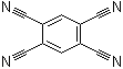 CAS # 712-74-3, 1,2,4,5-Benzenetetracarbonitrile, 1,2,4,5-Benzenetetranitrile, 1,2,4,5-Tetracyanobenzene, Pyromellitic acid tetranitrile, Pyromellitic nitrile, Pyromellitic tetranitrile, Pyromellitotetranitrile, TCNB, sym-Tetracyanobenzene