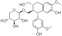 CAS # 71222-06-5, Isolariciresinol 9'-beta-D-xylopyranoside, Schisandriside, Schizandriside