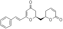 CAS # 712272-88-3, Obolactone, (6R)-6-[[(2R)-3,4-Dihydro-4-oxo-6-[(1E)-2-phenylethenyl]-2H-pyran-2-yl]methyl]-5,6-dihydro-2H-pyran-2-one