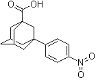 structure of CAS# 7123-76-4, 3-(4-Nitrophenyl)adamantane-1-carboxylic acid