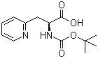 structure of CAS# 71239-85-5, Boc-3-(2-pyridyl)-L-alanine