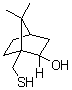 structure of CAS# 71242-58-5, (2R)-10-巯基异冰片