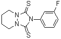 CAS 登录号：71248-12-9, 2-(3-氟苯基)四氢-1H-[1,2,4]三唑并[1,2-a]哒嗪-1,3(2H)-二硫酮