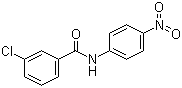 3-Chloro-N-(4-nitrophenyl)benzamide molecular structure (CAS 71267-16-8)