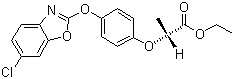 CAS 登录号：71283-80-2, 精恶唑禾草灵, (R)-2-[4-(6-氯-1,3-苯并噁唑-2-氧基)苯氧基]丙酸乙酯