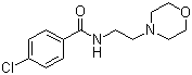 structure of CAS# 71320-77-9, Moclobemide