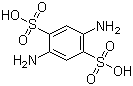 CAS # 7139-89-1, 2,5-Diaminobenzene-1,4-disulphonic acid