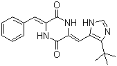 CAS # 714272-27-2, Plinabulin, (3Z,6Z)-3-[(5-tert-Butyl-1H-imidazol-4-yl)methylene]-6-(phenylmethylene)-2,5-piperazinedione