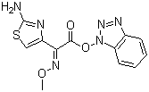 CAS # 71445-20-0, 1-[2-(Z)-Methoxyimino-2-(2-aminothiazol-4-yl)acetoxy]benzotrizole, MT-BT