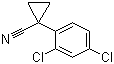 1-(2,4-Dichlorophenyl)cyclopropane-1-carbonitrile molecular structure (CAS 71463-55-3)