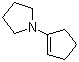 structure of CAS# 7148-07-4, 1-(1-吡咯烷)环戊烯