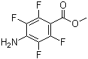 structure of CAS# 715-37-7, 4-Amino-2,3,5,6-tetrafluorobenzoic acid methyl ester