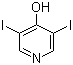 structure of CAS# 7153-08-4, 4-羟基-3,5-二碘吡啶