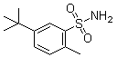 structure of CAS# 7155-00-2, 2-甲基-5-叔丁基苯磺酰胺
