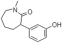 CAS # 71592-44-4, Hexahydro-3-(3-hydroxyphenyl)-1-methyl-2H-azepin-2-one