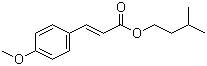 CAS # 71617-10-2, Isopentyl 4-methoxycinnamate, Isoamyl p-methoxycinnamate, Isopentyl p-methoxycinnamate, 3-Methylbutyl (E)-3-(4-methoxyphenyl)prop-2-enoate