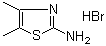 2-Amino-4,5-dimethylthiazole hydrobromide molecular structure (CAS 7170-76-5)