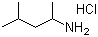 4-Methyl-2-pentanamine hydrochloride molecular structure (CAS 71776-70-0)