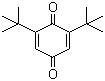 CAS # 719-22-2, 2,6-Di-tert-butyl-p-benzoquinone, 2,6-Di(tert-butyl)benzo-1,4-quinone