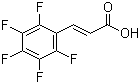 structure of CAS# 719-60-8, 2,3,4,5,6-五氟肉桂酸