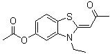 CAS # 719277-30-2, (1Z)-1-[5-(Acetyloxy)-3-ethyl-2(3H)-benzothiazolylidene]-2-propanone