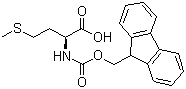 structure of CAS# 71989-28-1, Fmoc-L-蛋氨酸