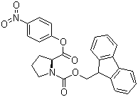 structure of CAS# 71989-32-7, Fmoc-L-proline 4-nitrophenyl ester