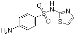 Sulfathiazole molecular structure (CAS 72-14-0)