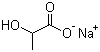 structure of CAS# 72-17-3, Sodium lactate