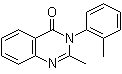 2-Methyl-3-(2-methylphenyl)-4(3H)-quinazolinone molecular structure (CAS 72-44-6)