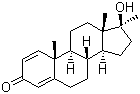 Metandienone molecular structure (CAS 72-63-9)