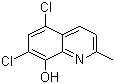 CAS 登录号：72-80-0, 5,7-二氯-8-羟基喹哪啶