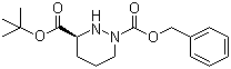 CAS # 72064-51-8, (S)-Tetrahydro-1,3(2H)-pyridazinedicarboxylic acid 3-(tert-butyl) 1-(phenylmethyl) ester, (3S)-Tetrahydro-1,3(2H)-pyridazinedicarboxylic acid 3-(tert-butyl) 1-(phenylmethyl) ester