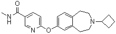 CAS # 720690-73-3, GSK 189254A, 6-[(3-Cyclobutyl-2,3,4,5-tetrahydro-1H-3-benzazepin-7-yl)oxy]-N-methyl-3-pyridinecarboxamide
