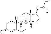 Nandrolone 17-propionate molecular structure (CAS 7207-92-3)