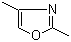 structure of CAS# 7208-05-1, 2,4-Dimethyloxazole