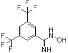 structure of CAS# 72111-09-2, N-Hydroxy-3,5-bis(trifluoromethyl)benzenecarboximidamide