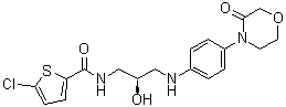 CAS 登录号：721401-53-2, 5-氯-N-[(2R)-2-羟基-3-[[4-(3-氧代-4-吗啉基)苯基]氨基]丙基]-2-噻吩甲酰胺