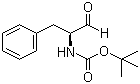 CAS # 72155-45-4, N-Boc-L-phenylalaninal, (S)-(-)-2-(tert-Butoxycarbonylamino)-3-phenylpropanal, (S)-(1-Benzyl-2-oxoethyl)carbamic acid tert-butyl ester