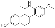 CAS # 722520-42-5, 6-(2-(Ethylamino)-4-methoxyphenyl)-5,6,7,8-tetrahydronaphthalen-2-ol