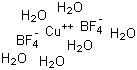 structure of CAS# 72259-10-0, Copper(II) tetrafluoroborate hexahydrate