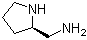 structure of CAS# 72300-69-7, (R)-2-Pyrrolidinemethanamine