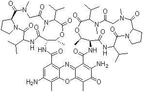 structure of CAS# 7240-37-1, 7-Aminoactinomycin D