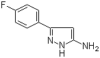 structure of CAS# 72411-52-0, 3-(4-氟苯基)-1H-吡唑-5-胺