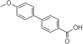 CAS # 725-14-4, 4'-Methoxy-[1,1'-biphenyl]-4-carboxylic acid, 4-(4-Methoxyphenyl)benzoic acid, 4'-Methoxy-4-biphenylcarboxylic acid