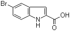 CAS # 7254-19-5, 5-Bromoindole-2-carboxylic acid, 5-bromo-1H-indole-2-carboxylic acid