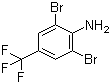 CAS # 72678-19-4, 2,6-Dibromo-4-(trifluoromethyl)aniline, 4-Amino-3,5-dibromobenzotrifluoride